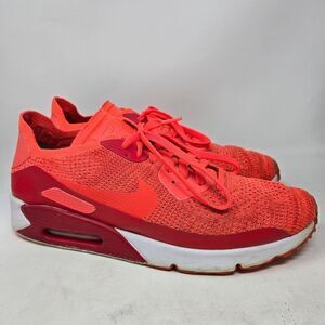 NIKE AIR Max‎ 90 Ultra 2.0 Flyknit Bright Crimson Men’s Size 13 (2017)